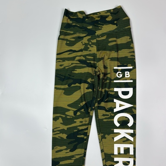 NFL Green Bay Packers Green Camo Leggings Size Small - Picture 2 of 9